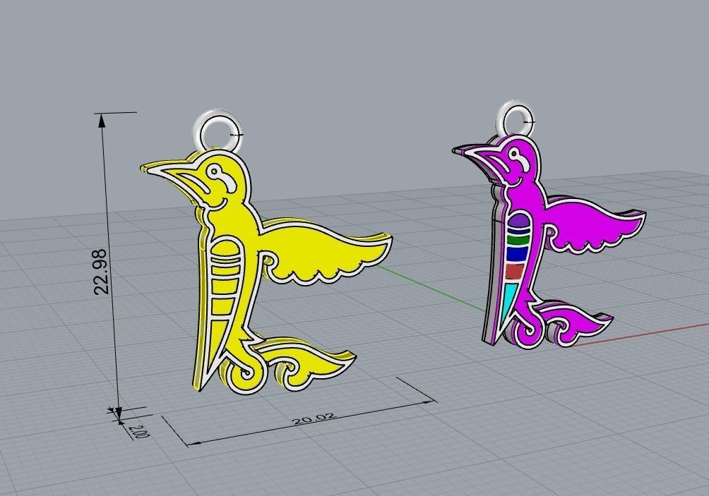 Armenian letters 3D print model_8