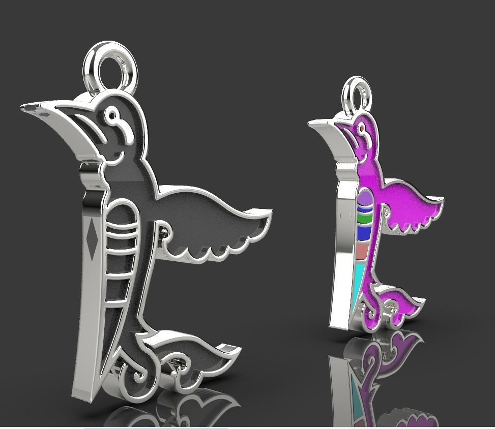 Armenian letters 3D print model_5