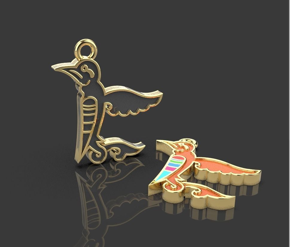 Armenian letters 3D print model_12