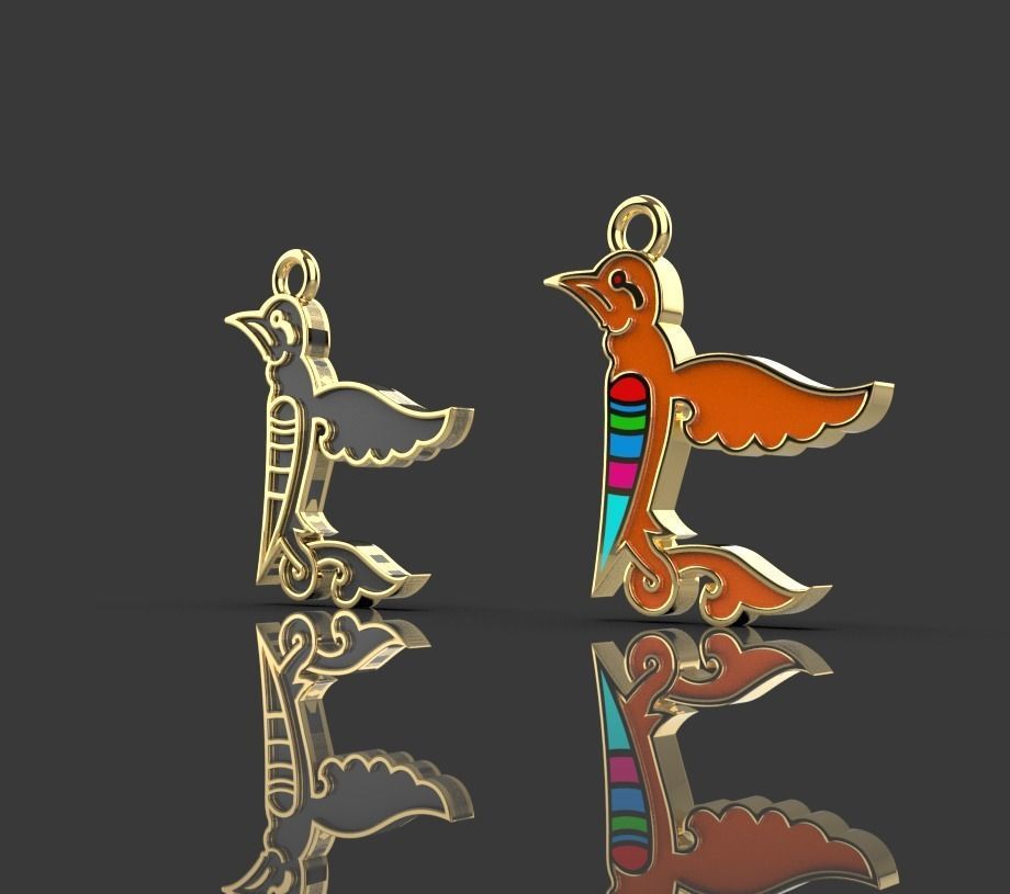 Armenian letters 3D print model_1