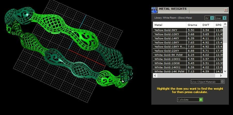 62 Ladies Bangles 3D print model_95