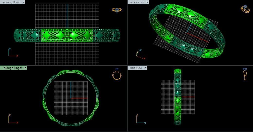 62 Ladies Bangles 3D print model_118