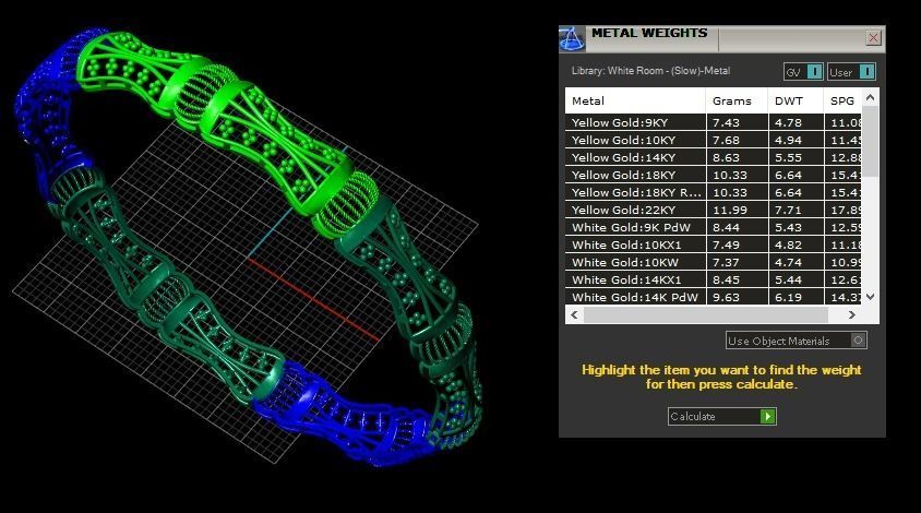 62 Ladies Bangles 3D print model_27