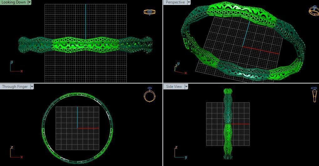 62 Ladies Bangles 3D print model_98