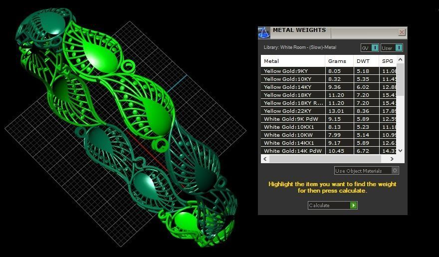 62 Ladies Bangles 3D print model_79