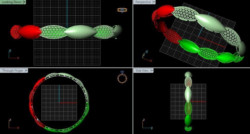 62 Ladies Bangles 3D print model_34