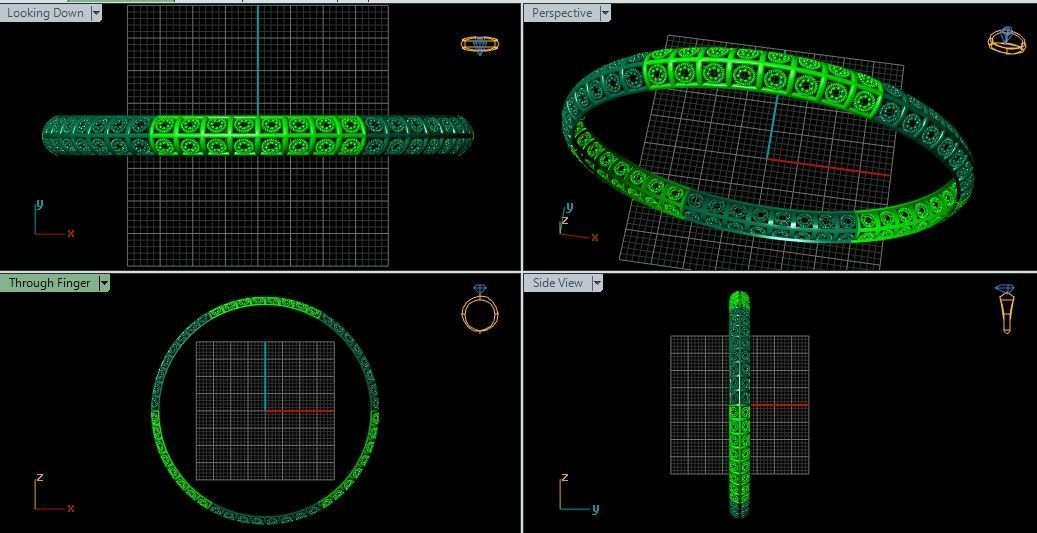 62 Ladies Bangles 3D print model_18