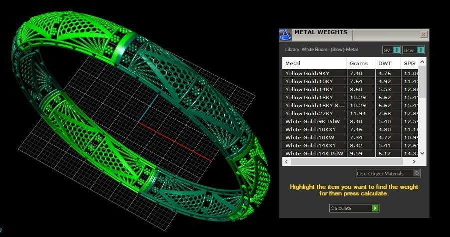 62 Ladies Bangles 3D print model_91