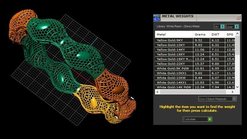 62 Ladies Bangles 3D print model_3