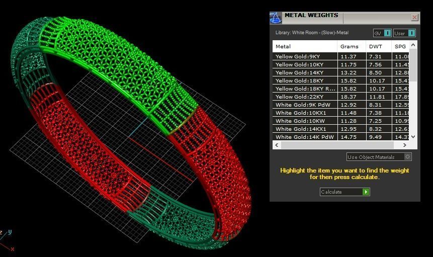 62 Ladies Bangles 3D print model_43