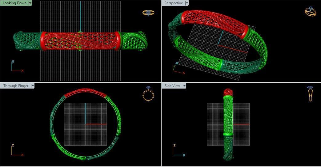 62 Ladies Bangles 3D print model_66