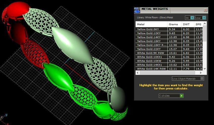 62 Ladies Bangles 3D print model_33