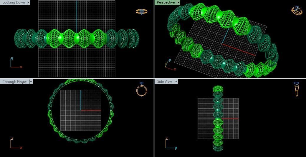 62 Ladies Bangles 3D print model_58