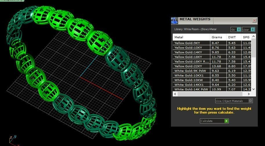 62 Ladies Bangles 3D print model_21