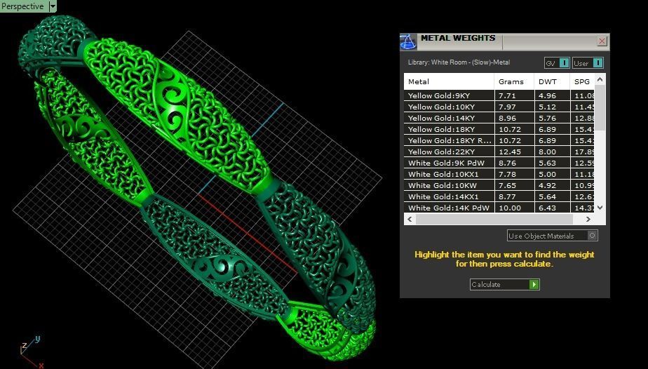 62 Ladies Bangles 3D print model_29