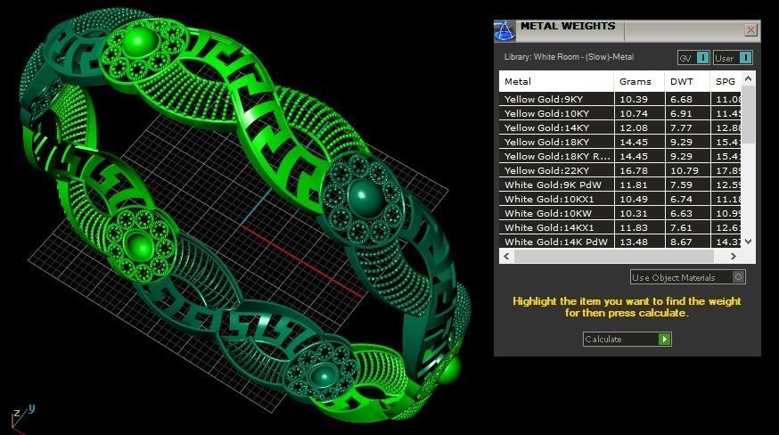 62 Ladies Bangles 3D print model_49