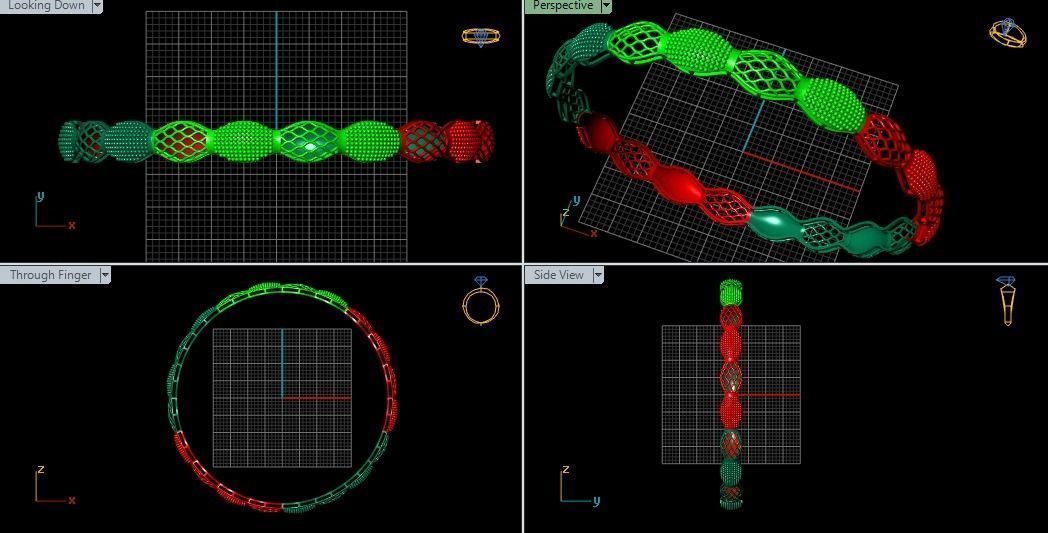 62 Ladies Bangles 3D print model_74