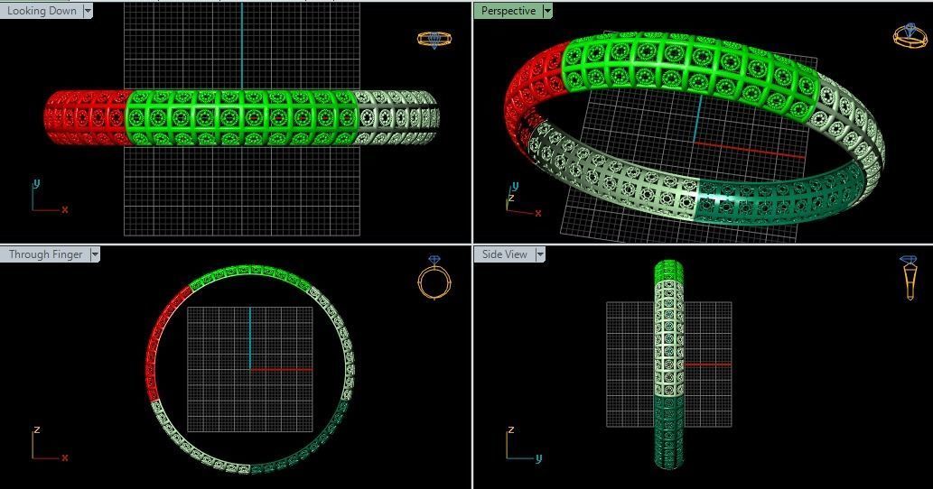 62 Ladies Bangles 3D print model_48