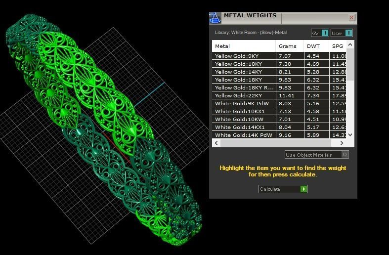 62 Ladies Bangles 3D print model_103