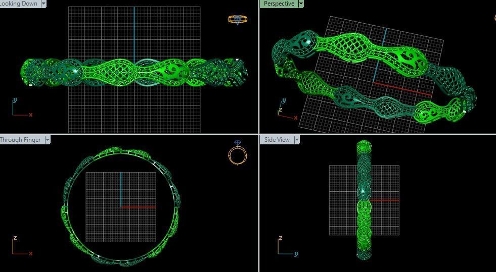 62 Ladies Bangles 3D print model_96