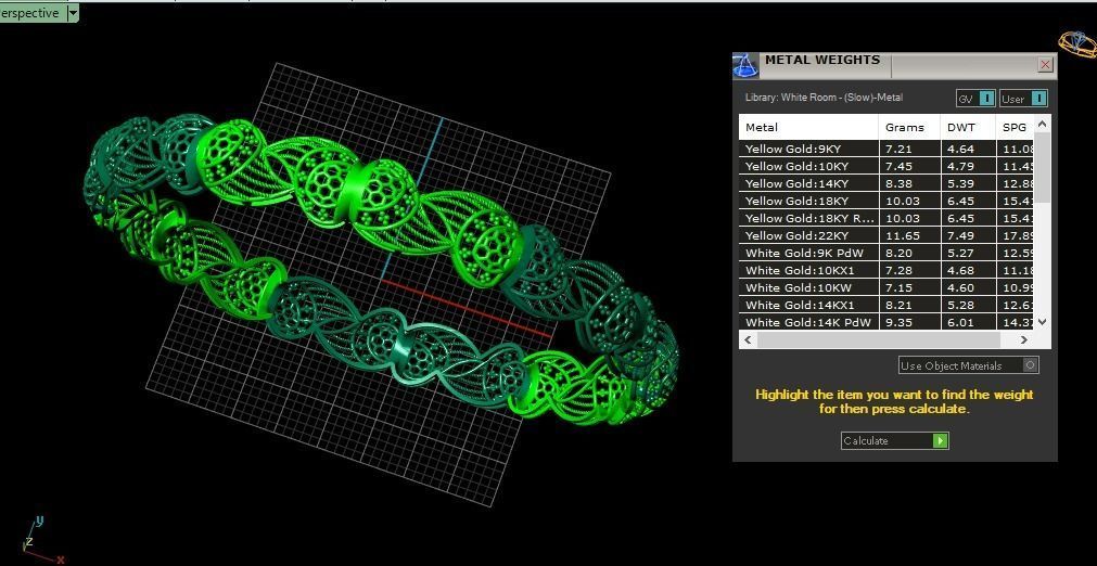 62 Ladies Bangles 3D print model_71