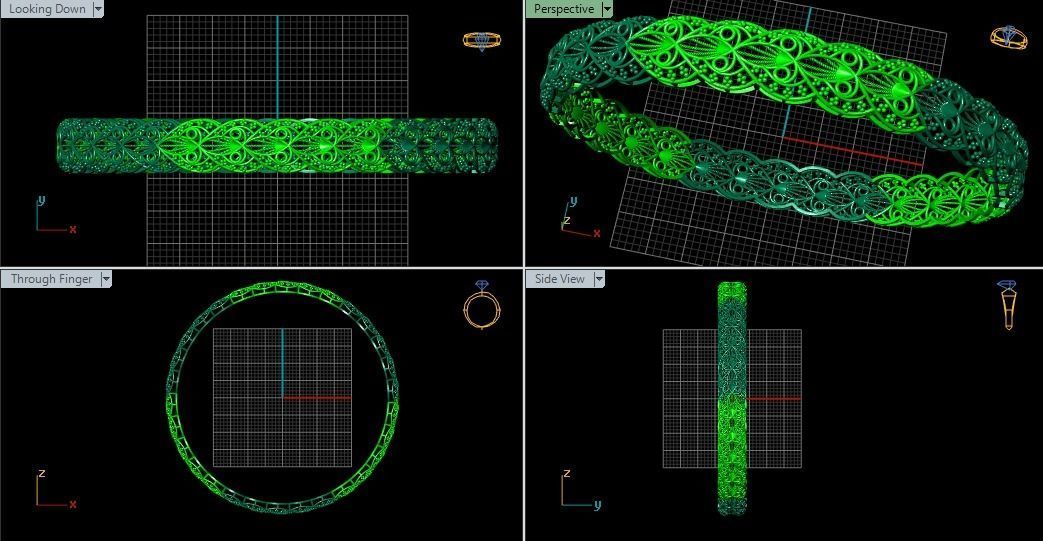 62 Ladies Bangles 3D print model_104