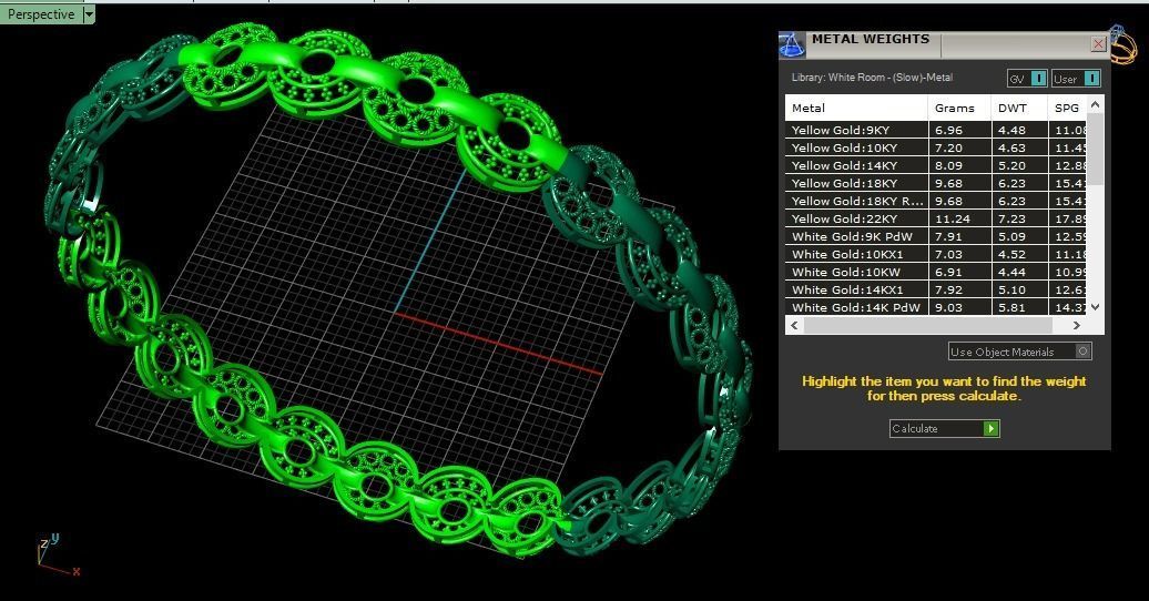 62 Ladies Bangles 3D print model_67