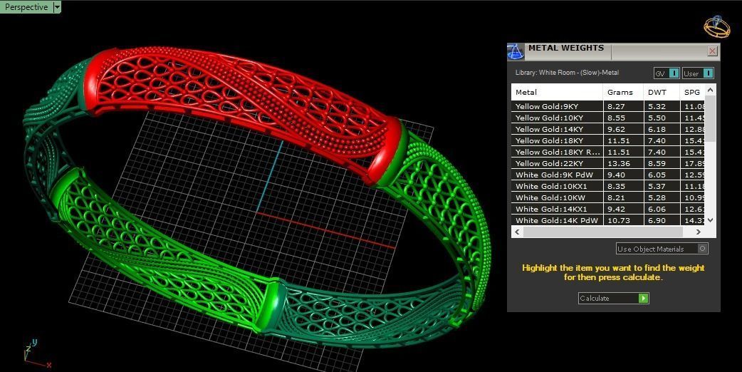 62 Ladies Bangles 3D print model_65