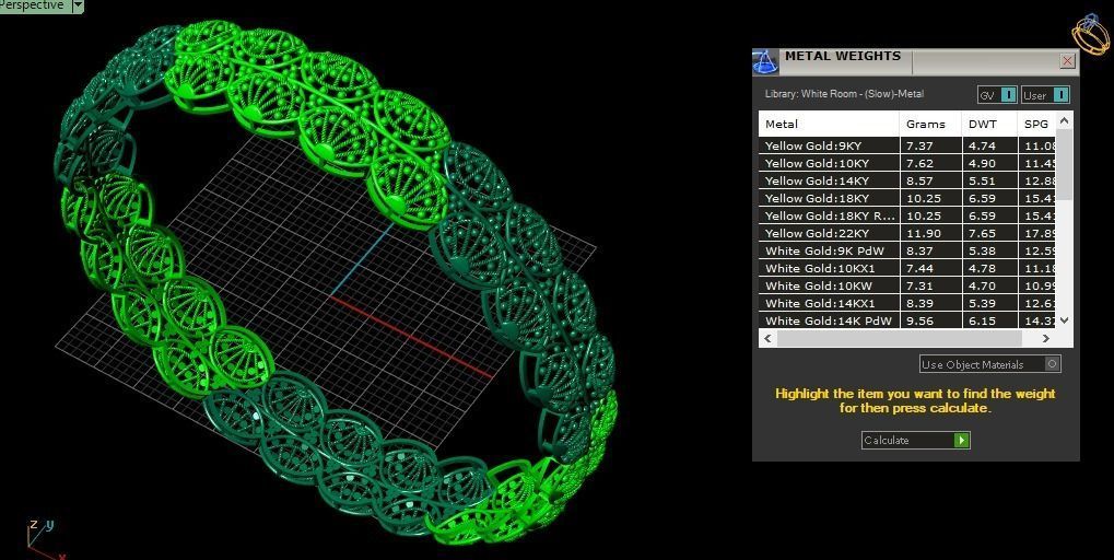 62 Ladies Bangles 3D print model_85