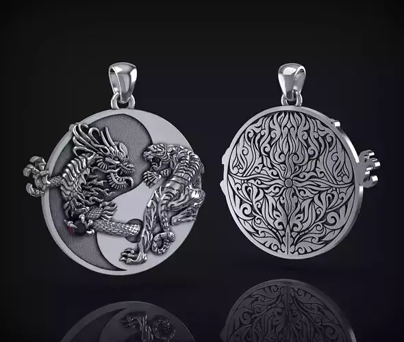 YIN-YANG PENDANT Printable Model