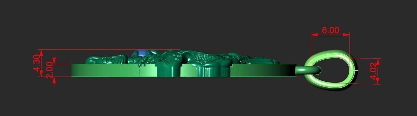 YIN-YANG PENDANT Printable Model 3D print model_7