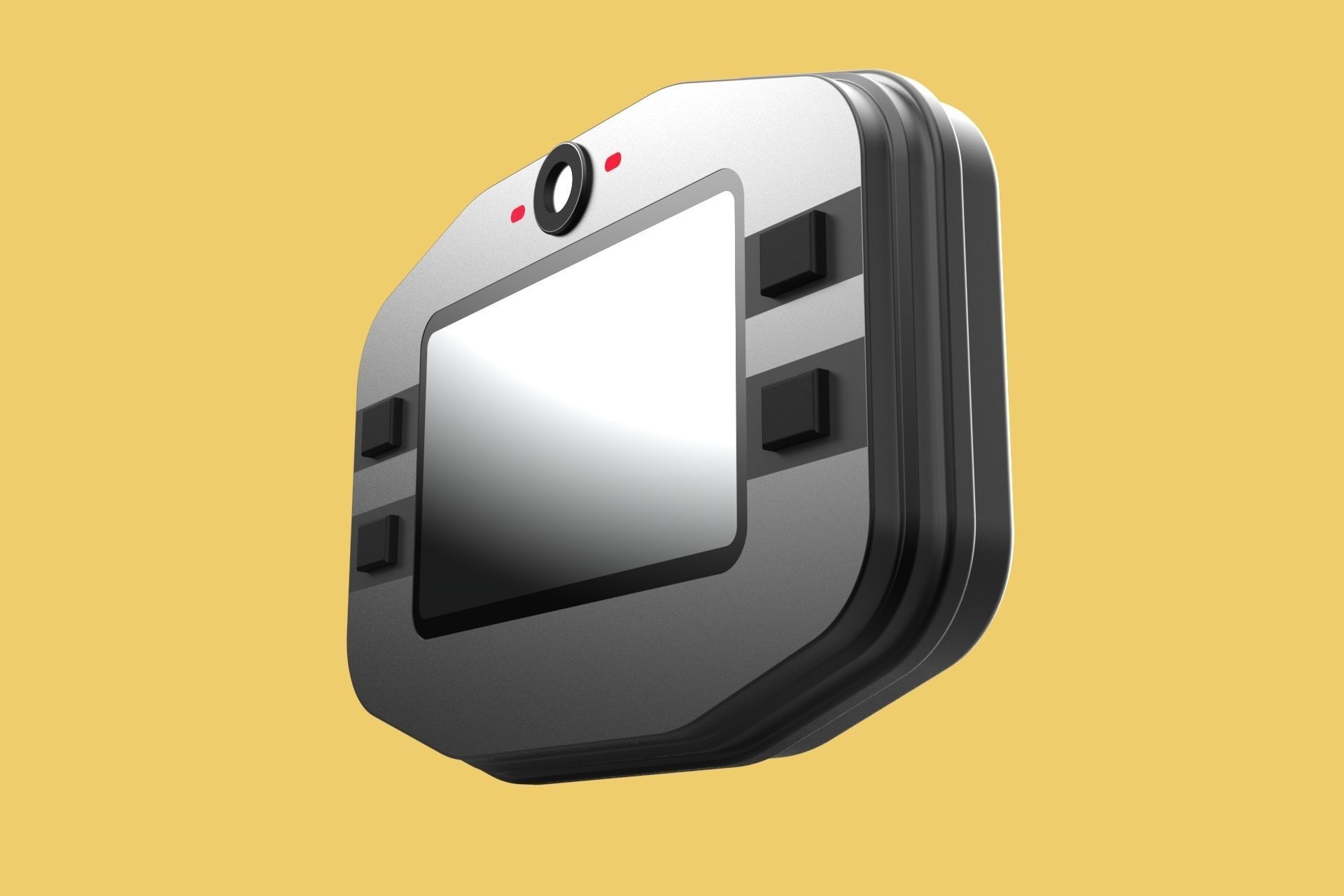 SPEEDOMETER DIGITAL MYCHRON 4 RACING LAP TIMER KART AIM 3D model_9