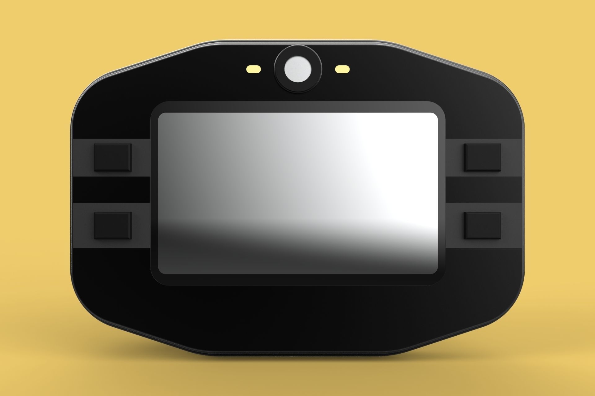 SPEEDOMETER DIGITAL MYCHRON 4 RACING LAP TIMER KART AIM 3D model_1