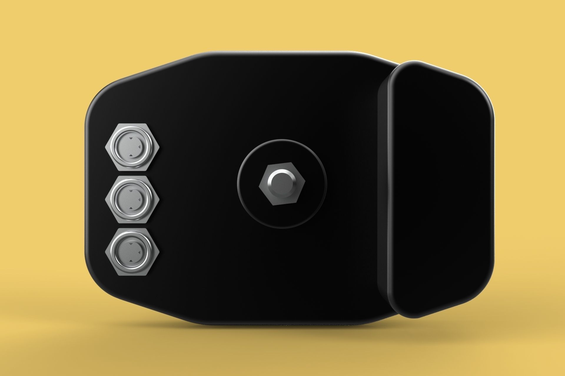 SPEEDOMETER DIGITAL MYCHRON 4 RACING LAP TIMER KART AIM 3D model_2