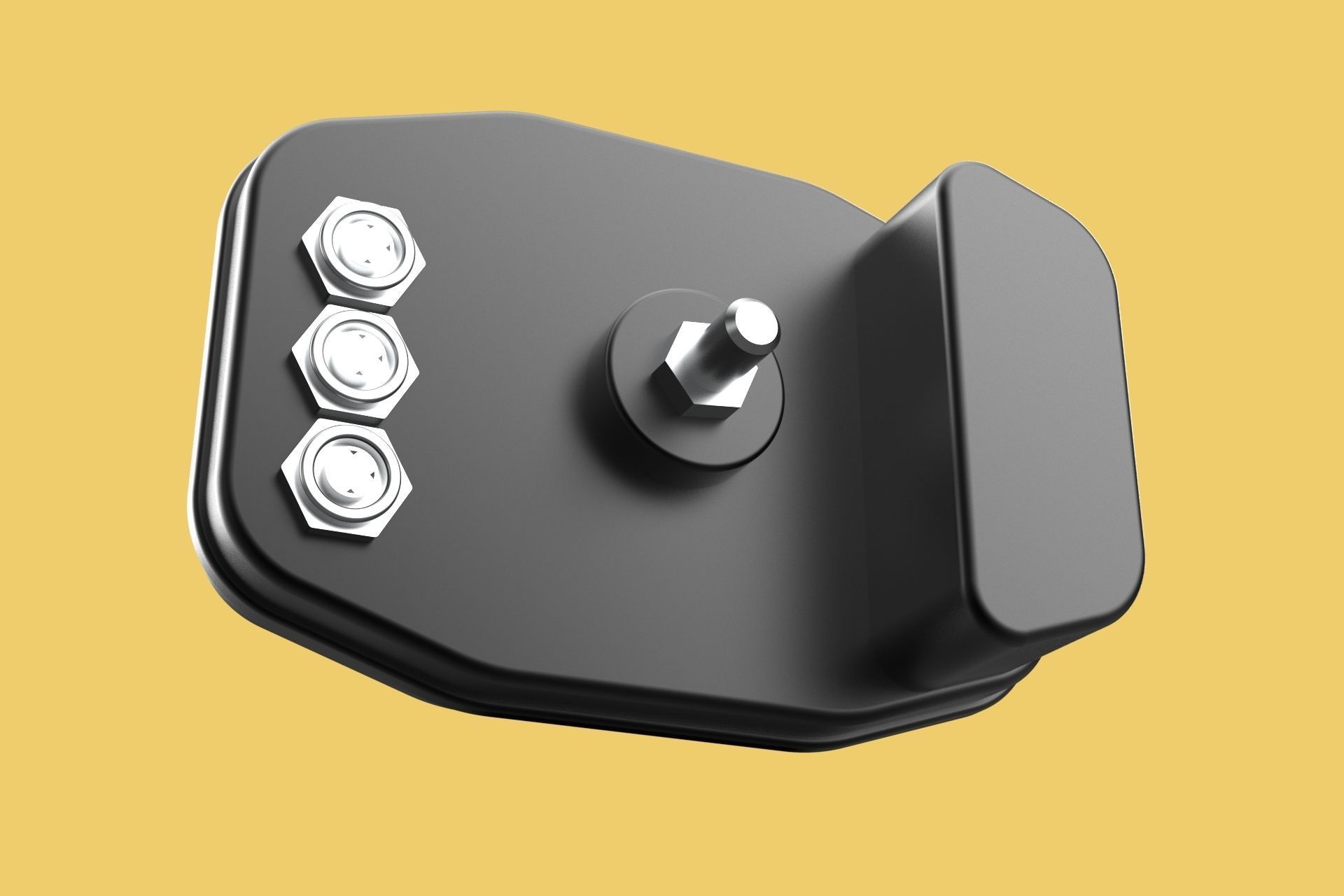 SPEEDOMETER DIGITAL MYCHRON 4 RACING LAP TIMER KART AIM 3D model_3