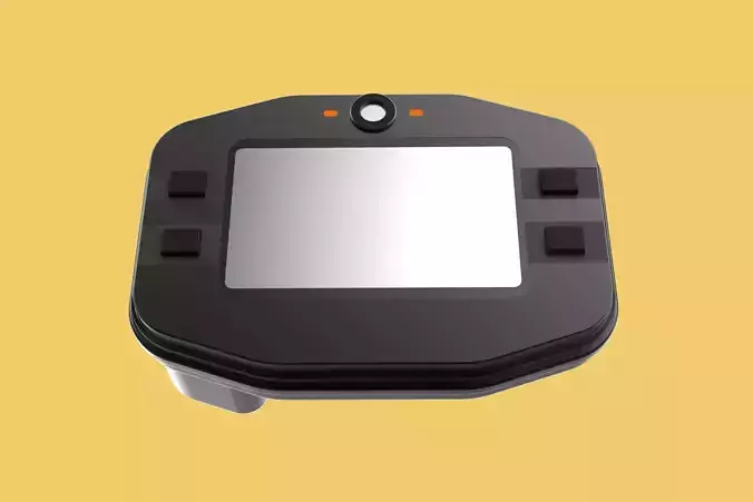 SPEEDOMETER DIGITAL MYCHRON 4 RACING LAP TIMER KART AIM 3D model