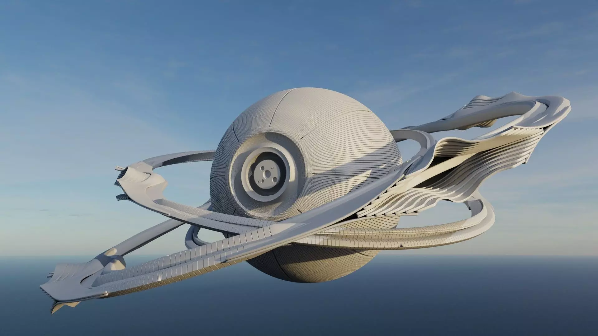 Attraction Ship 3D model_0