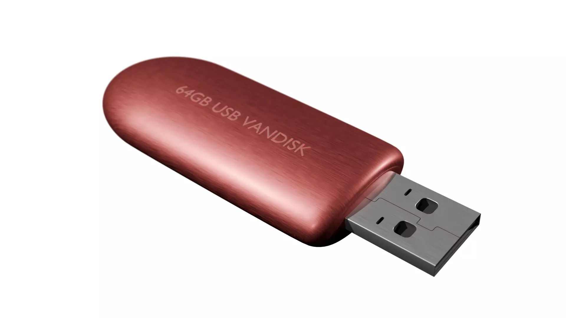 USB Office Model Electronic High Detail 3D Model 64GB Universal 3D print model_0