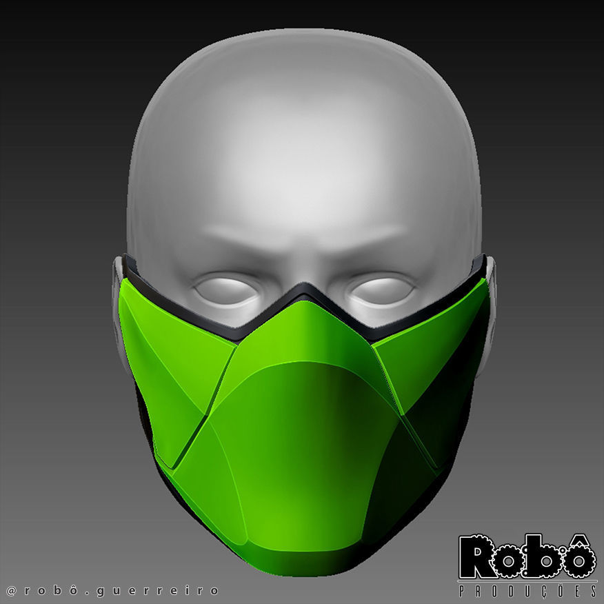 MORTAL KOMBAT 1 - ULTIMATE MK3 CLASSIC NINJA MASK FOR COSPLAY 3D print model_4