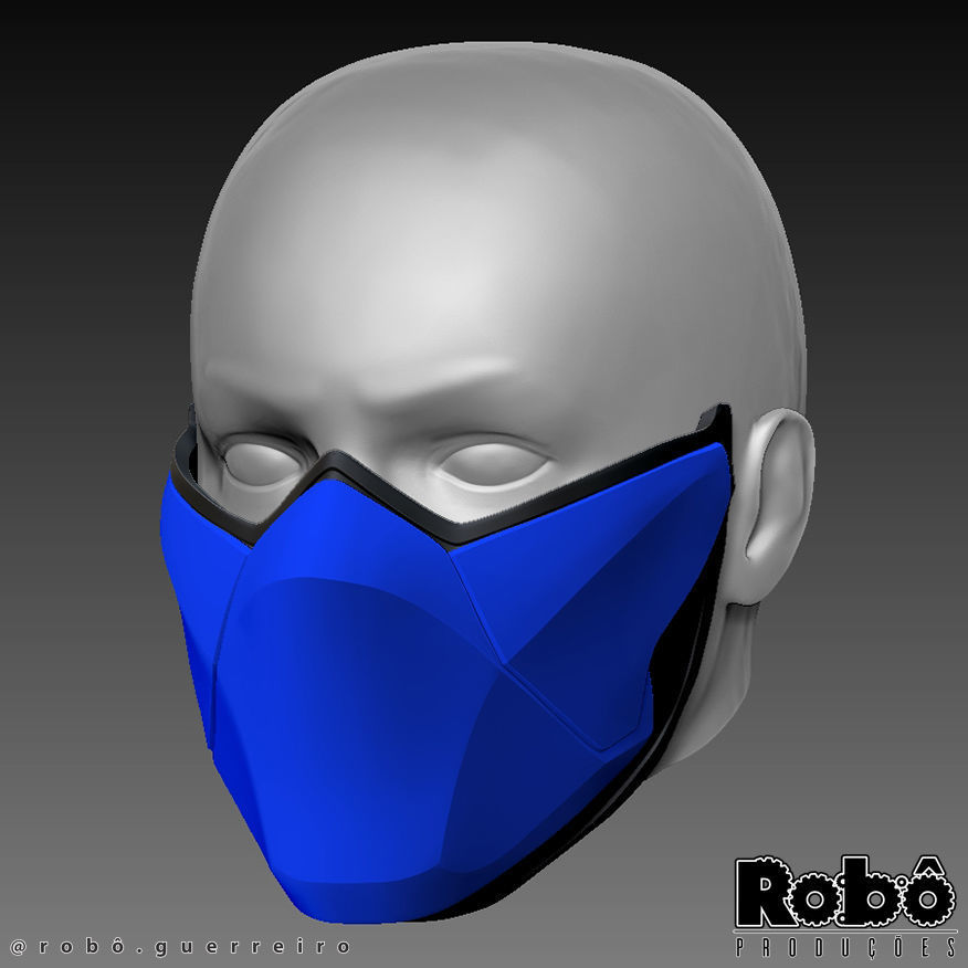 MORTAL KOMBAT 1 - ULTIMATE MK3 CLASSIC NINJA MASK FOR COSPLAY 3D print model_6