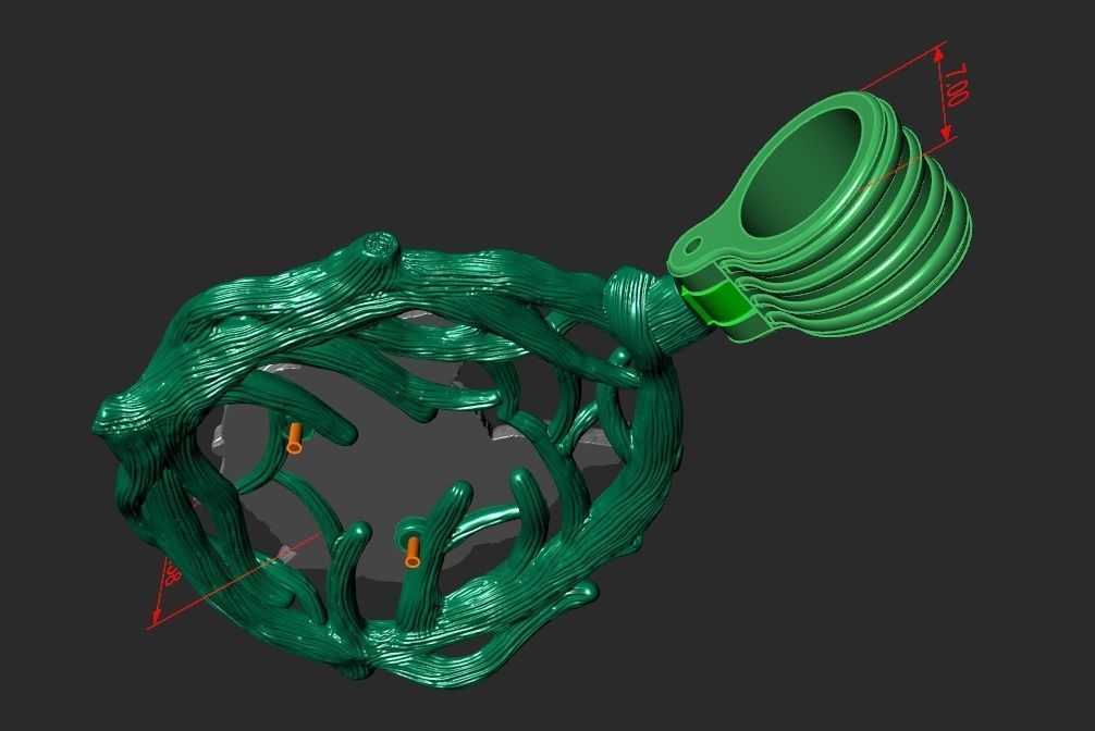 THE LYNX PENDANT Printable Model 3D print model_5