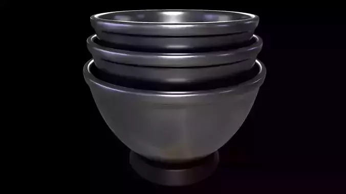 Kitchen utensils-Mixing Bowls-PBR 