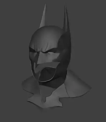 Batman Arkham Origins inspired Cowl and Collar piece 3D print model