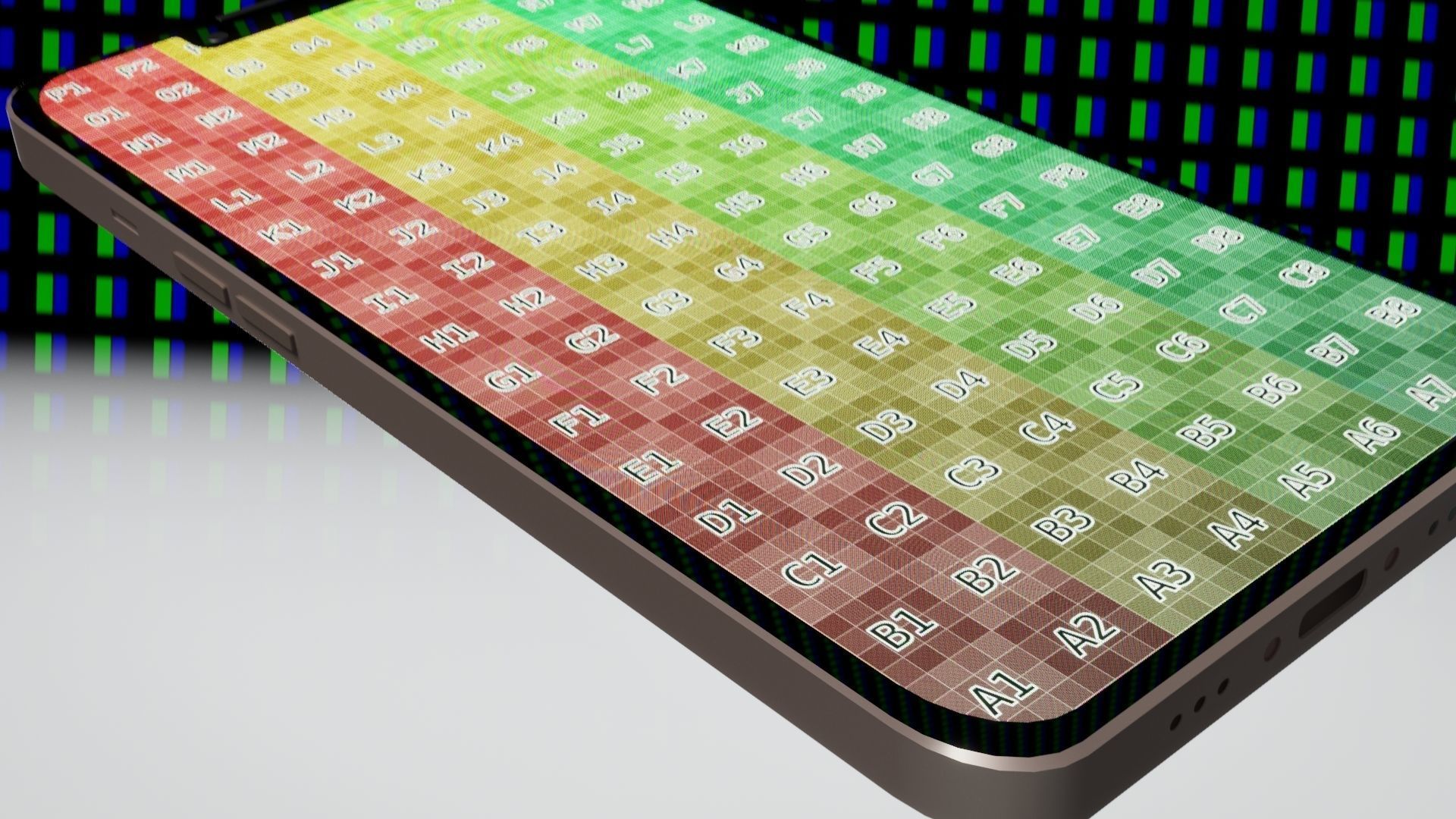 RGB Screen Filter - Texture level 3D model_14