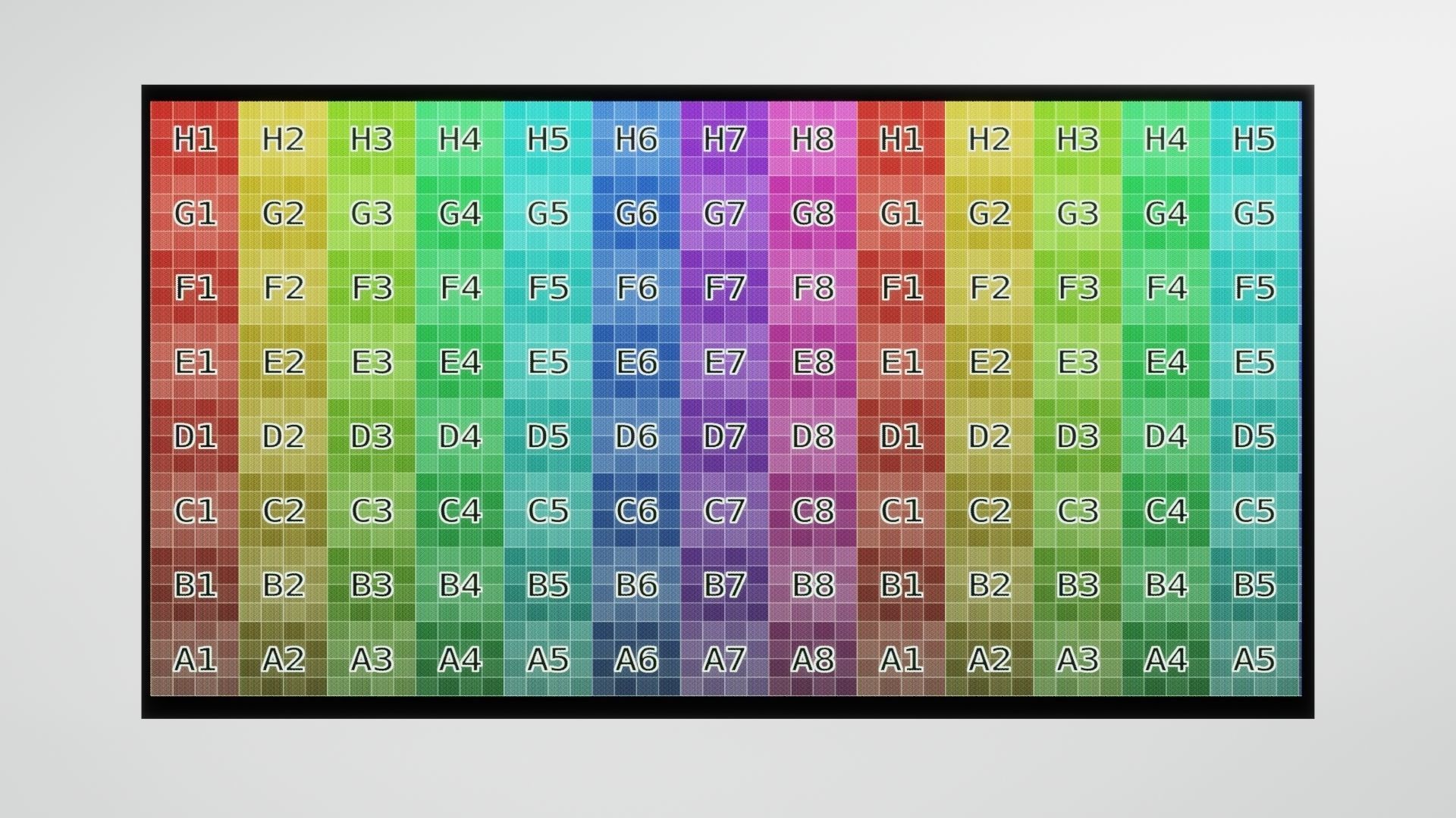 RGB Screen Filter - Texture level 3D model_6