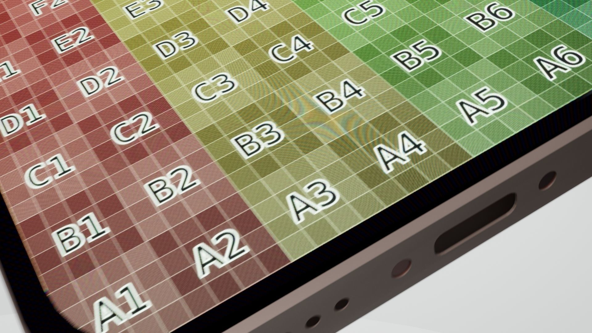 RGB Screen Filter - Texture level 3D model_13