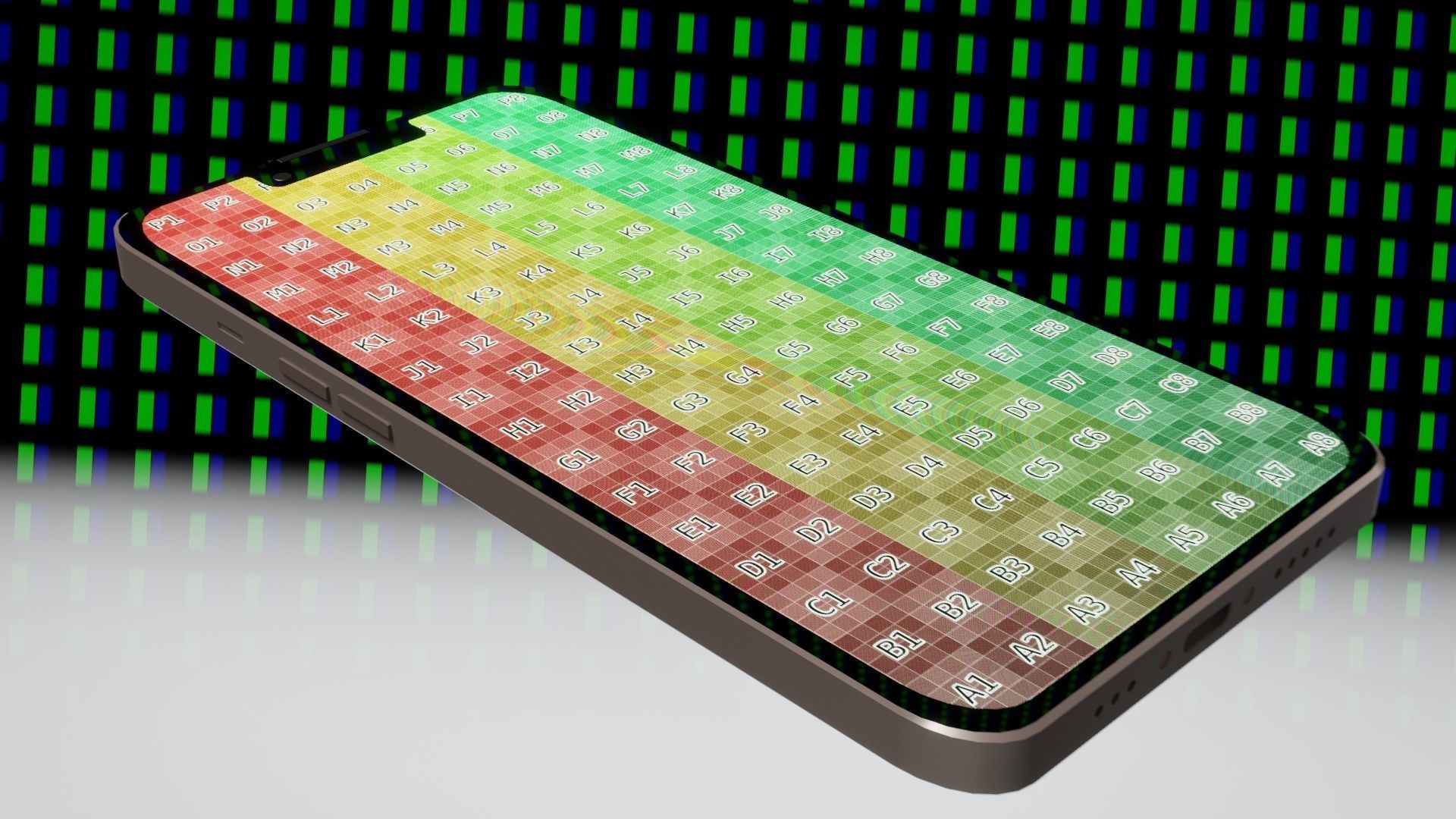 RGB Screen Filter - Texture level 3D model_15