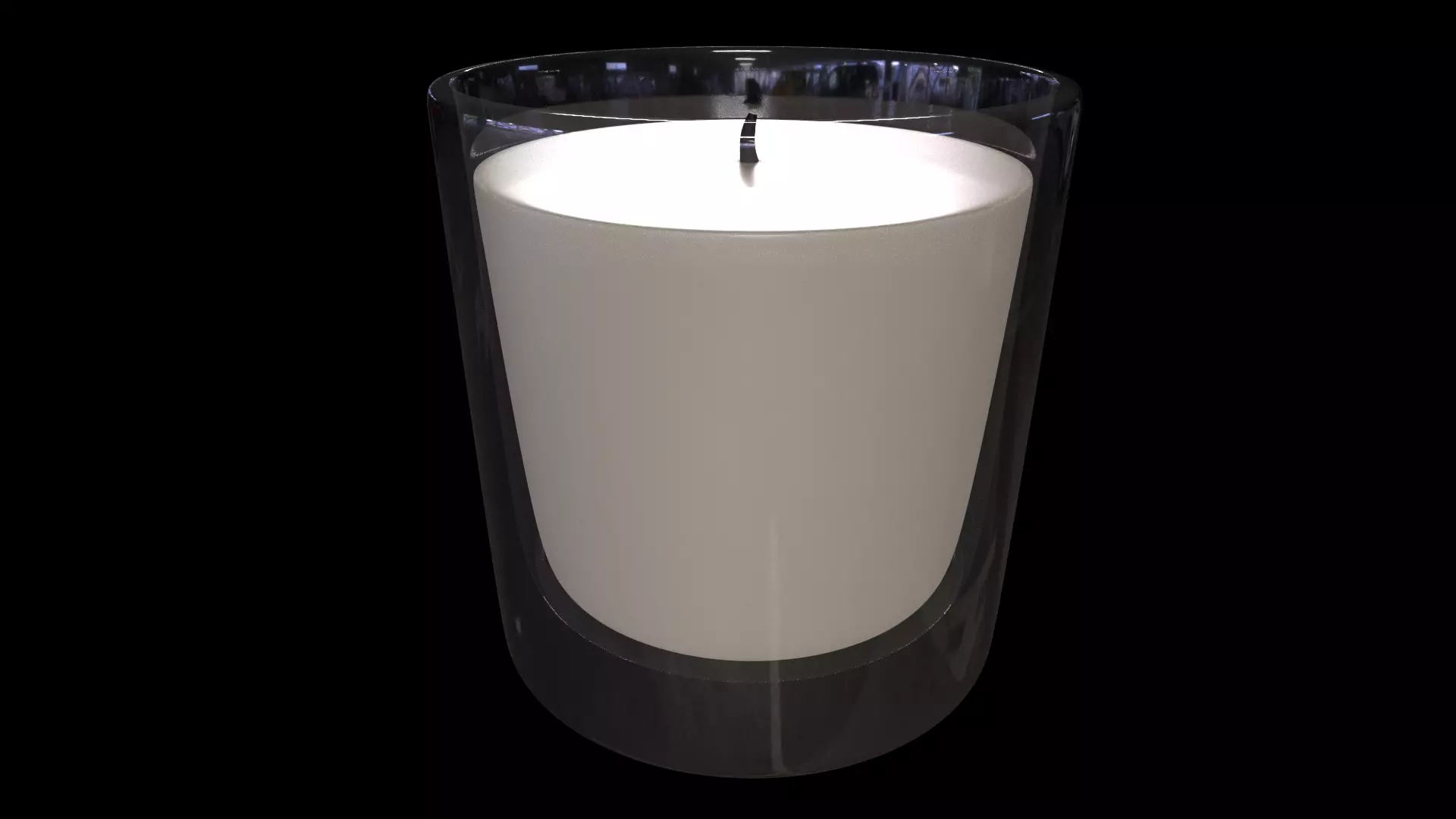 Candles and candleholders-Votive Candle-PBR  3D model_0