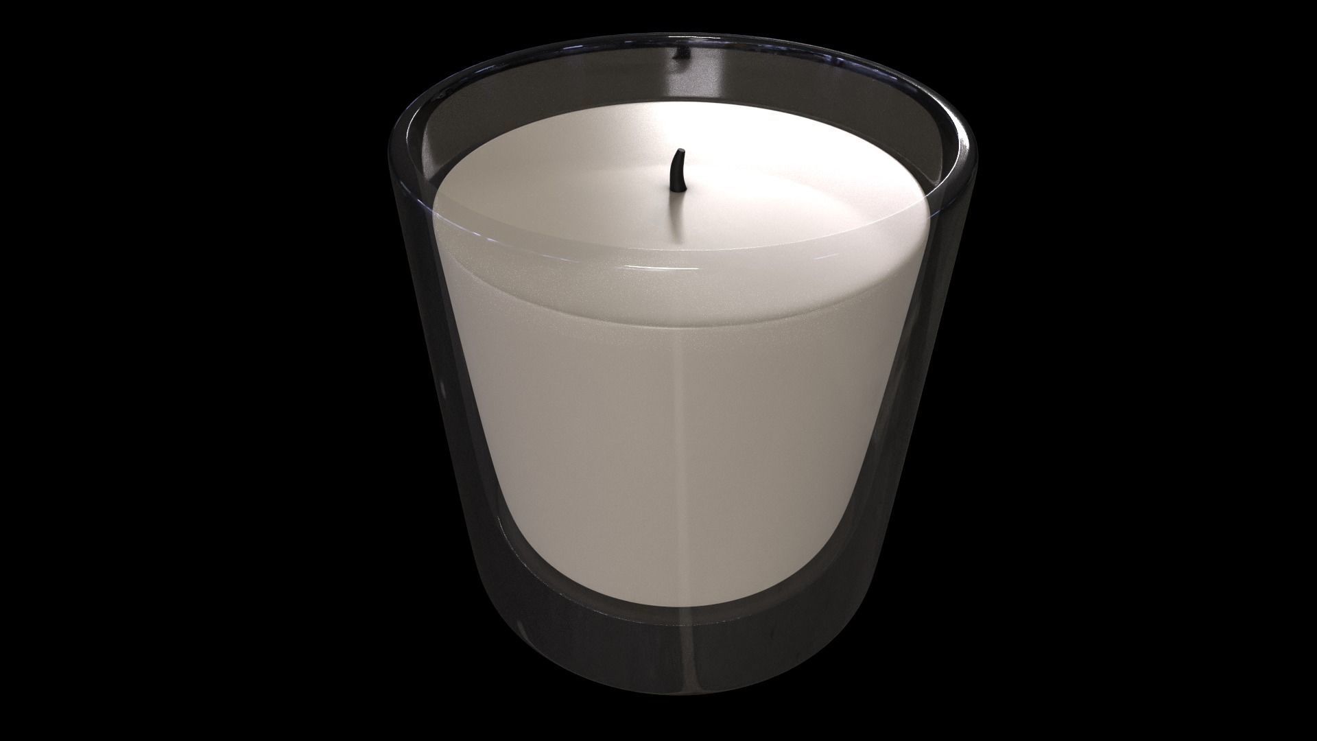 Candles and candleholders-Votive Candle-PBR  3D model_2