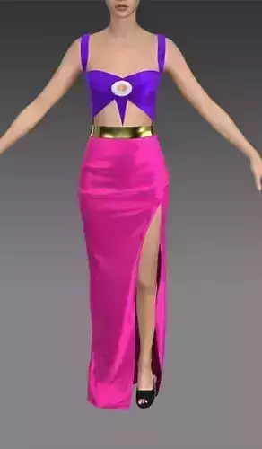 dress heart shape and strap